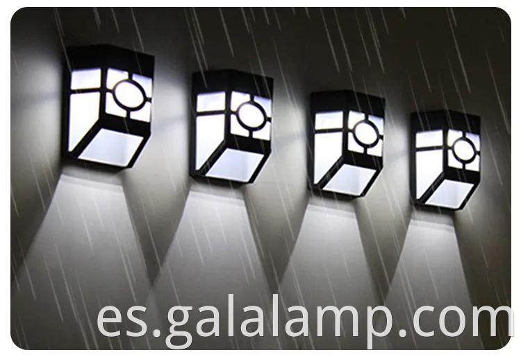 Luz de pared de doble aire exterior de doble LED moderno y elegante